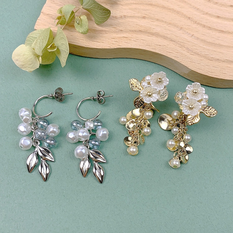 メタルパーツ（チャーム） / リーフ / R | ビーズ・パーツなどの