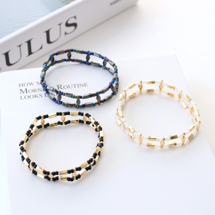 B-168) ビーズデザインバングル | ビーズ・パーツなどのハンドメイド