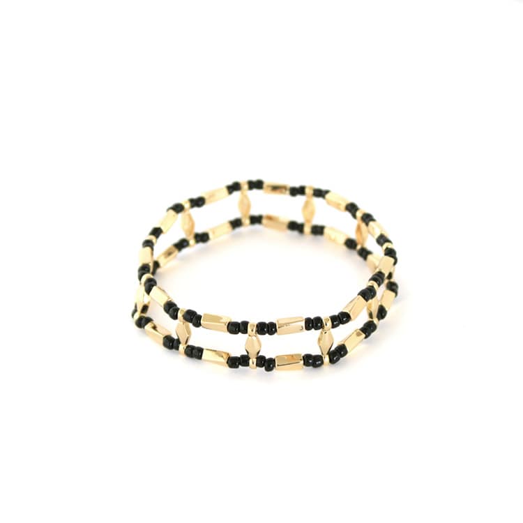 B-168) ビーズデザインバングル | ビーズ・パーツなどのハンドメイド