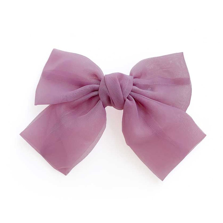 V-356) オーガンジーリボンクリップ | ビーズ・パーツなどの