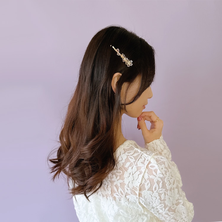 C-410) 桜ヘアピン | ビーズ・パーツなどのハンドメイドパーツおよび