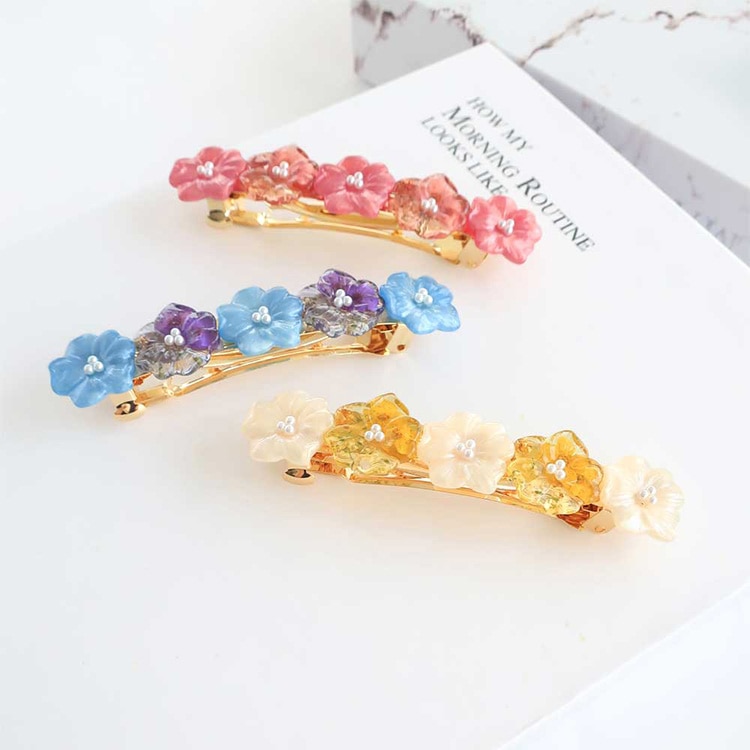 お花バレッタ ブルーミーフラワー バレッタ CBZ045－05－0169 | Complex