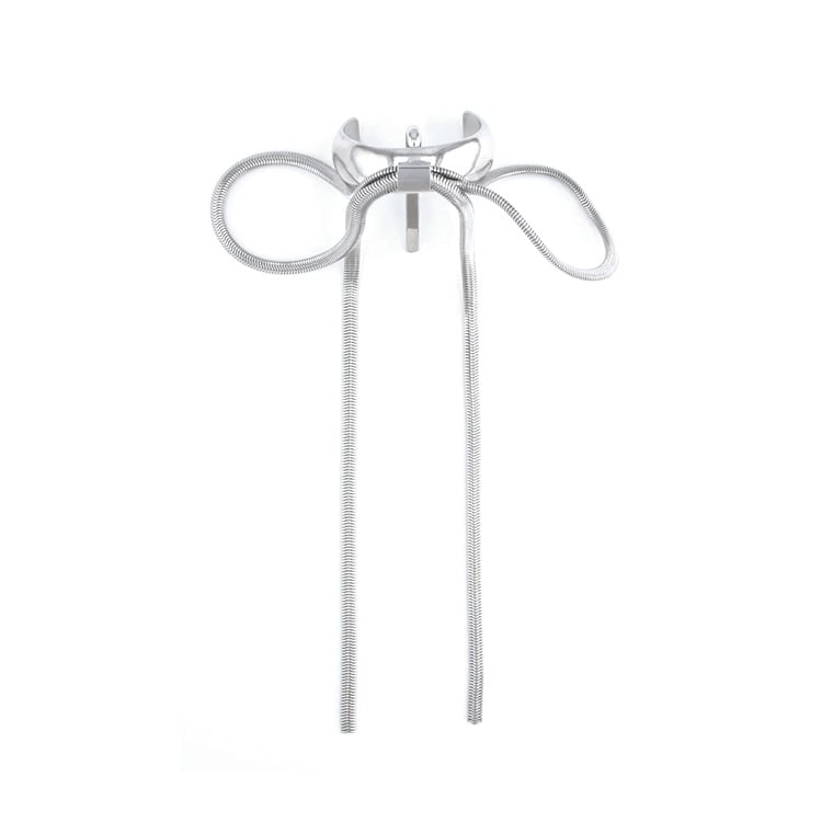 F-150) メタルリボンポニーフック | ビーズ・パーツなどのハンドメイド