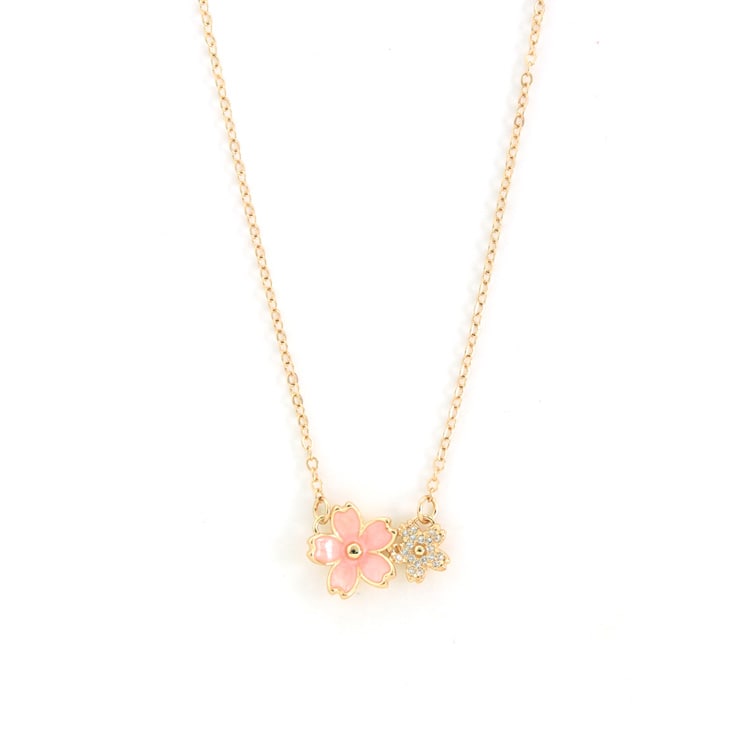 P-1070) 桜モチーフ樹脂ピアス | ビーズ・パーツなどのハンドメイド