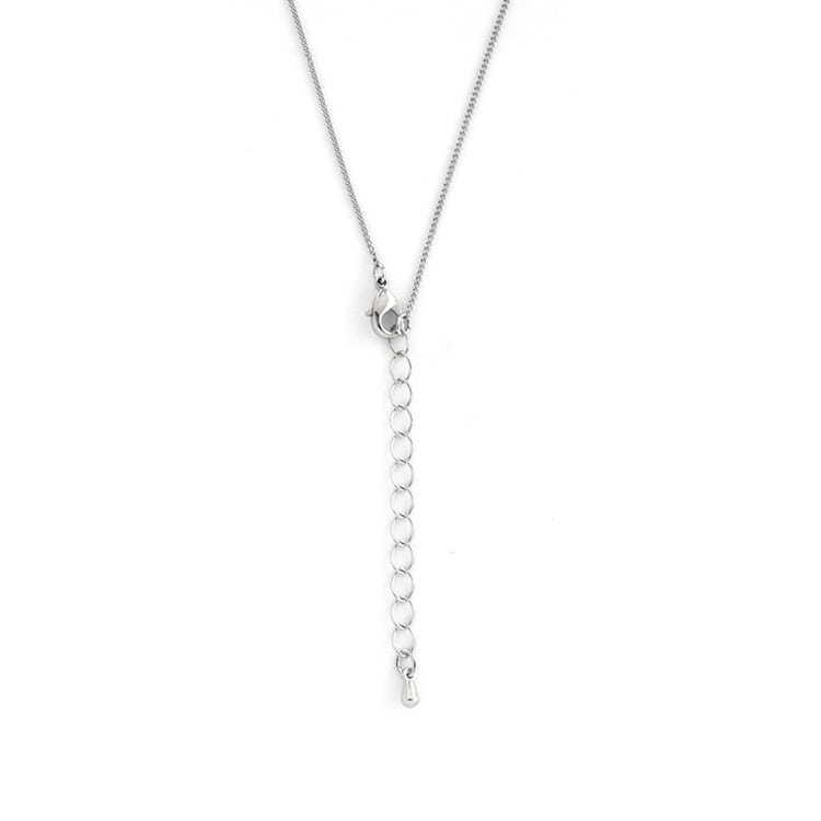 N-381) プチハートネックレス / ニッケルフリー | ビーズ・パーツなど