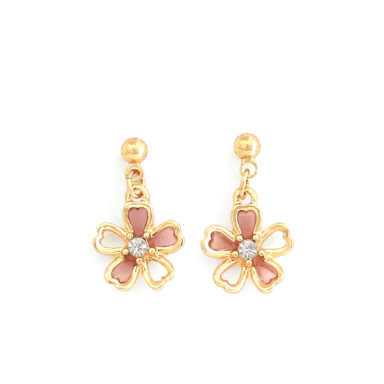 P-1197) 揺れる桜チタンピアス | ビーズ・パーツなどのハンドメイド