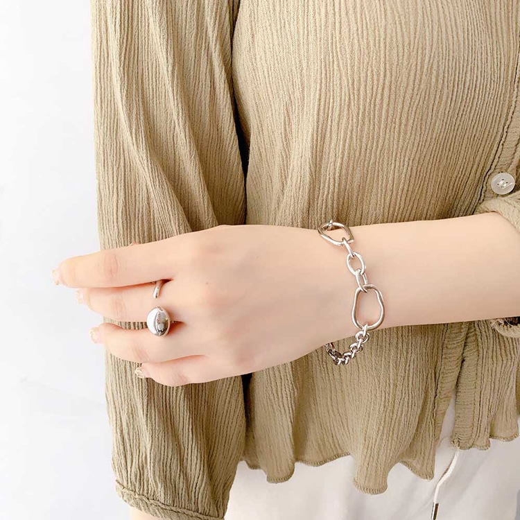 R-352) ぷっくりメタルリング | ビーズ・パーツなどのハンドメイド