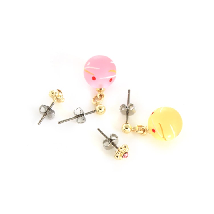 P-1137) ヨーヨーセットチタンピアス | ビーズ・パーツなどの