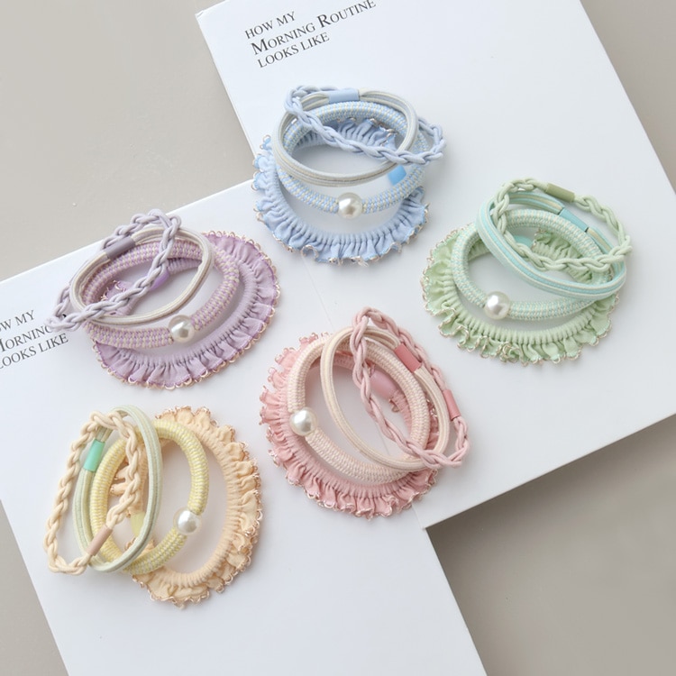 S-629) 桜モチーフゴムポニー | ビーズ・パーツなどのハンドメイド