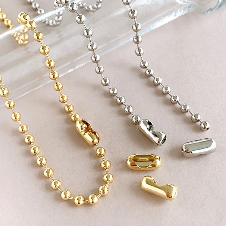 ニッケルフリーチェーン R 100cm｜アクセサリー用チェーン【パーツ