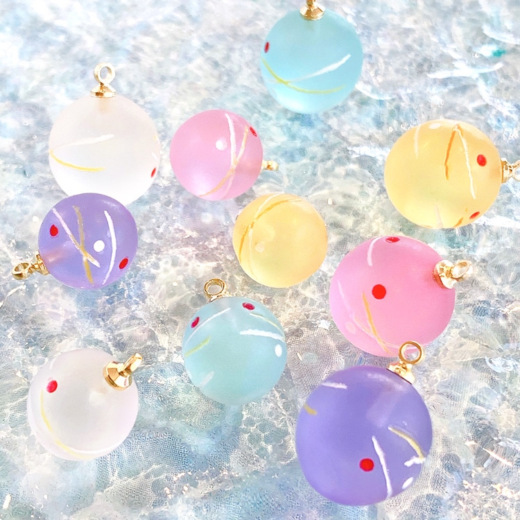 チャーム / ヨーヨー（樹脂）/ PU・G5 | ビーズ・パーツなどの