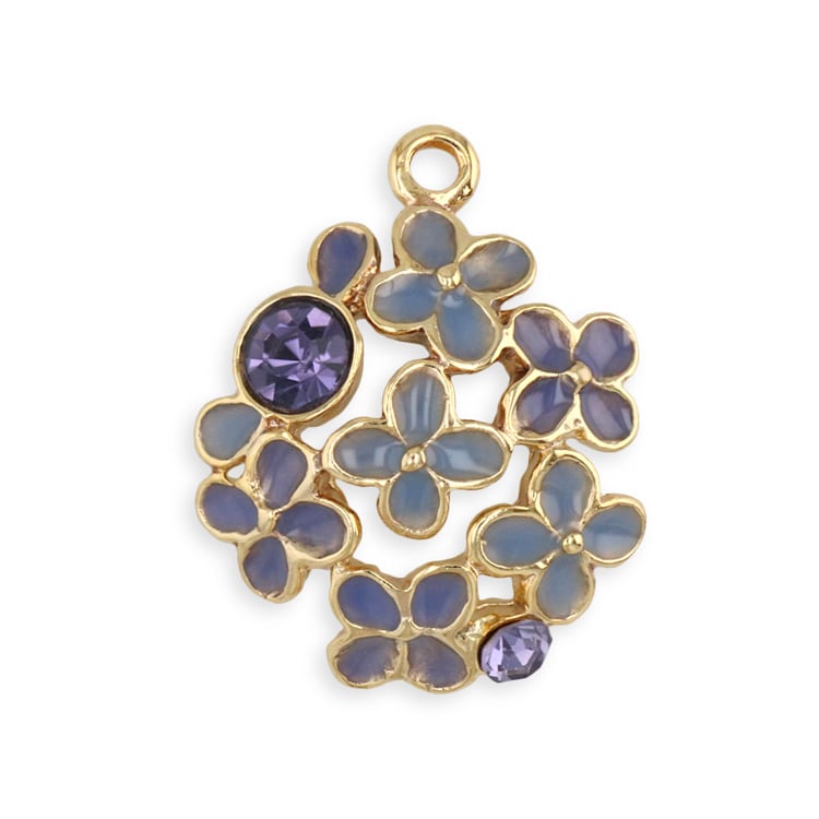 チャーム / 紫陽花 / BU・G5 ｜アクセサリーチャーム・ハンドメイド
