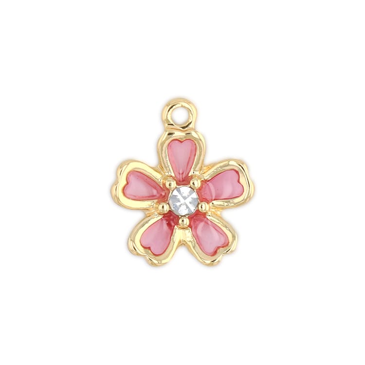 チャーム・桜(エポ入）/ PK・G5 | ビーズ・パーツなどのハンドメイド