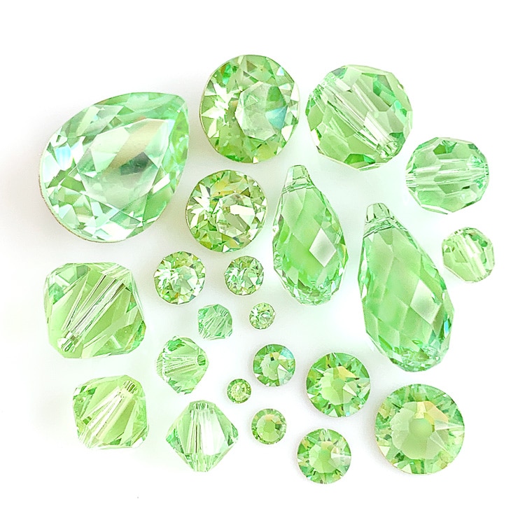 アドバンスト・クリスタル#2058 クリスタル ペリドット | ビーズ