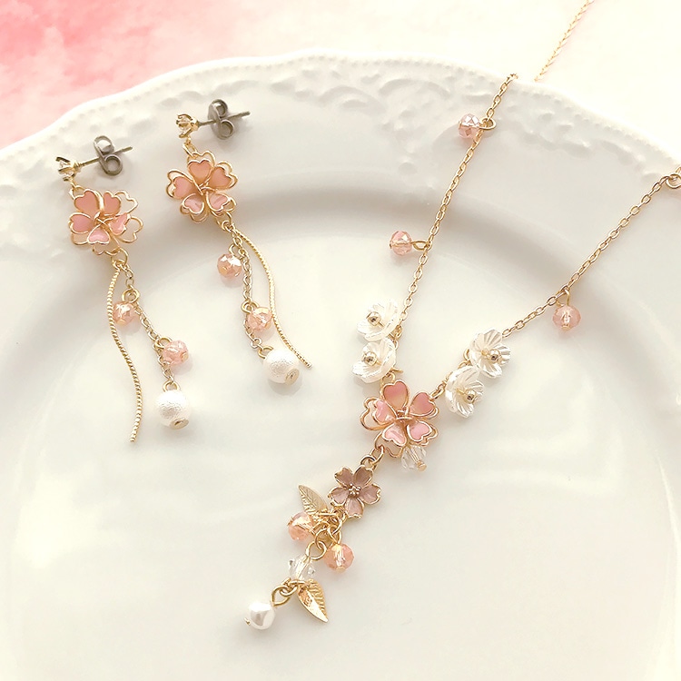 チャーム（つなぎパーツ）桜 / PK・G5 ｜アクセサリーチャーム