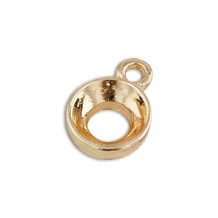石座・カン付（#1088） G5 約8mm用｜ハンドメイドアクセサリーパーツ