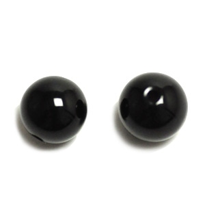 天然石 ラウンド 通し穴サイズ1.2mm オニキス（染色） 約8mm｜天然石