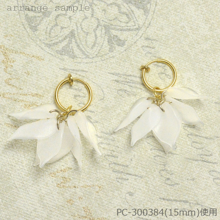 フープイヤリング G 約11mm｜アクセサリー金具・パーツ【パーツクラブ