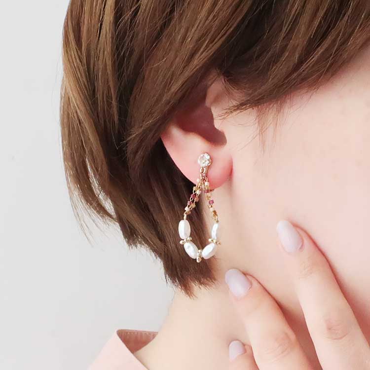 シードビーズチェーンのアクセサリー | ビーズ・パーツなどの