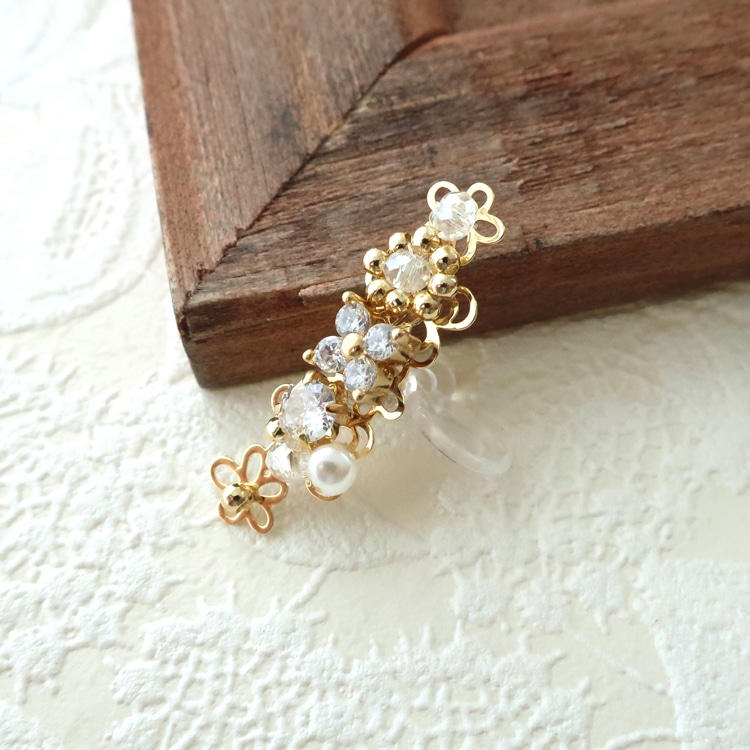 樹脂パール バロック WH 約3mm｜パール素材・アクセサリーパーツ