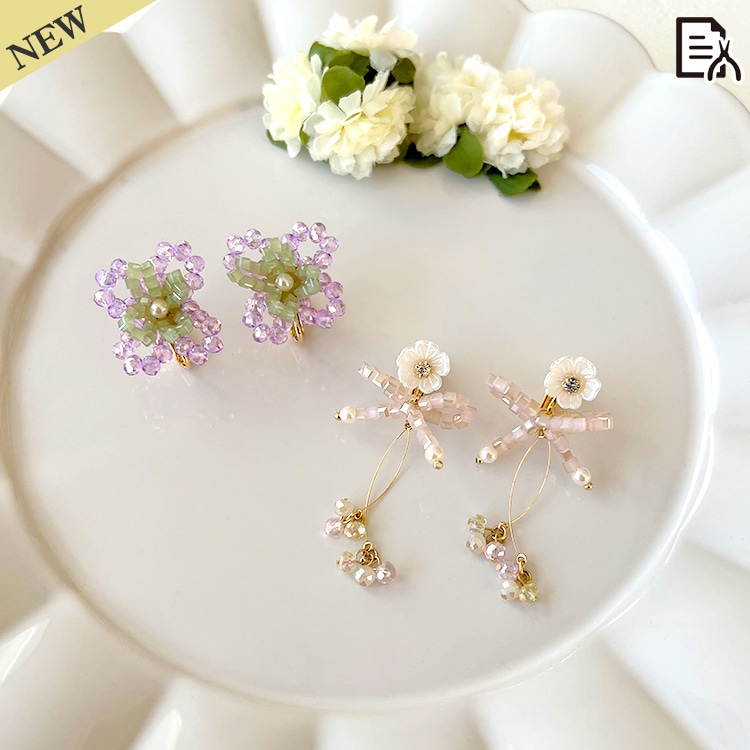 イヤリング（シャワー式） R 10mm(大袋)｜アクセサリー金具・パーツ